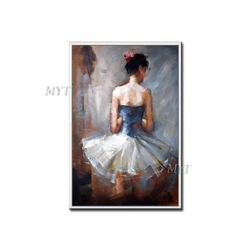 Enjoy The Dancers On Stage Abstract Oil Painting Wall Art Home Decor Picture Modern On Canvas 100% Handpainted No Framed