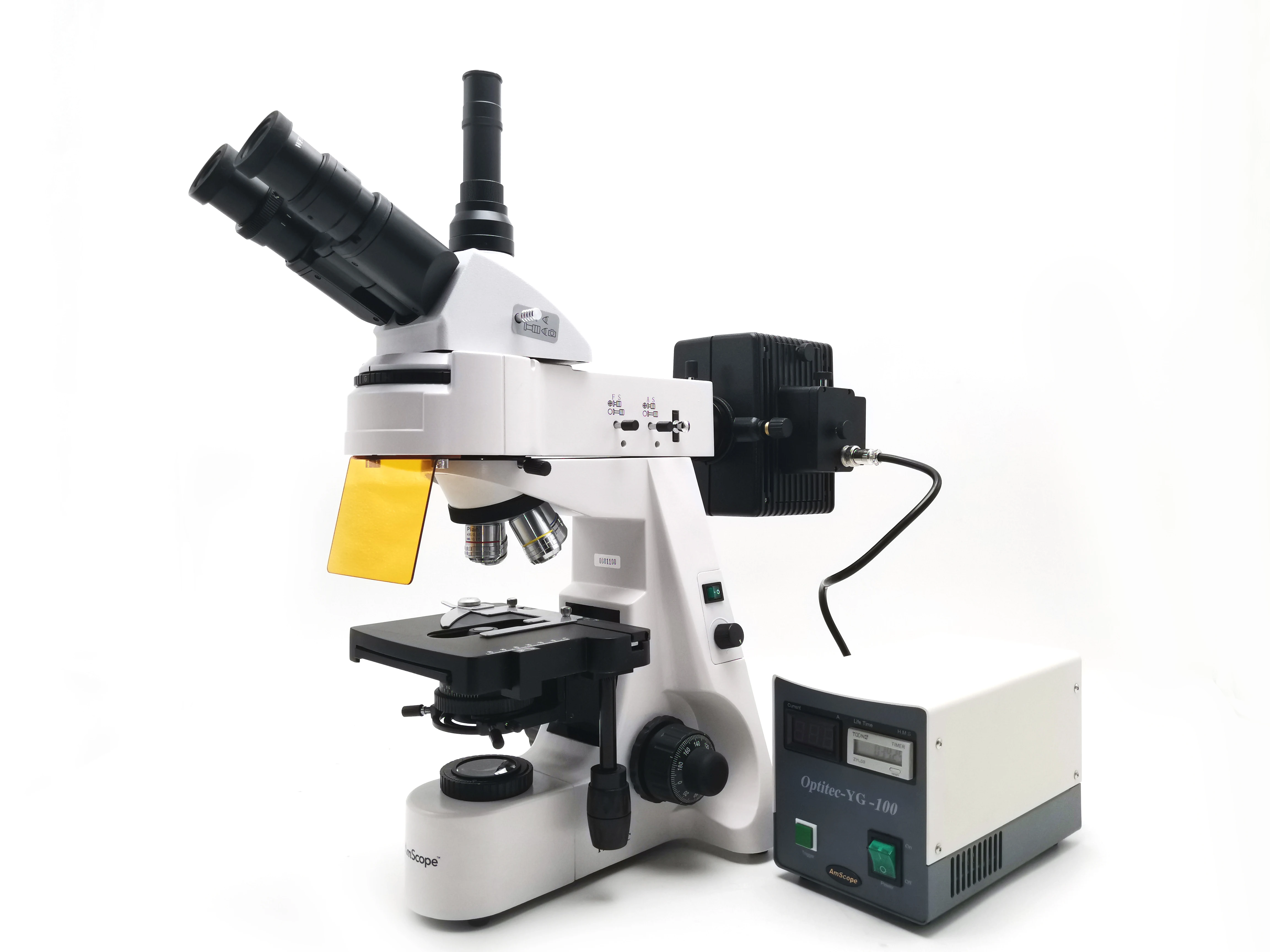 EPI Fluorescence-AmScope Supplies 40x-2500x Infinity Extreme Widefield EPI-Fluorescent Microscope SKU: FM690TC