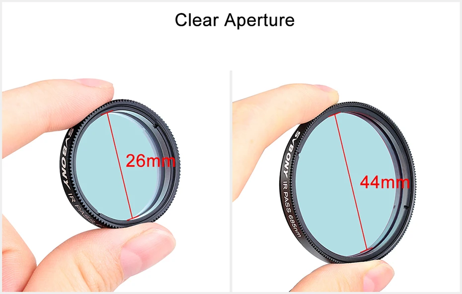 Svbony SV183 1,25/2'' IR-Pass-Filter 1¼' (685 NM) Reduziert die Wirkung von Bildstörungen bei der Planetenfotografie, verbessert den Kontrast – Detail 13