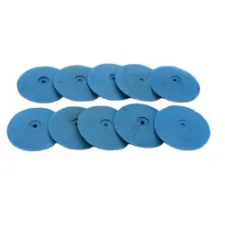 10PCS 22mm Silicone Polishing Wheel Knife Edges Fine Grit Disc For Jewelry