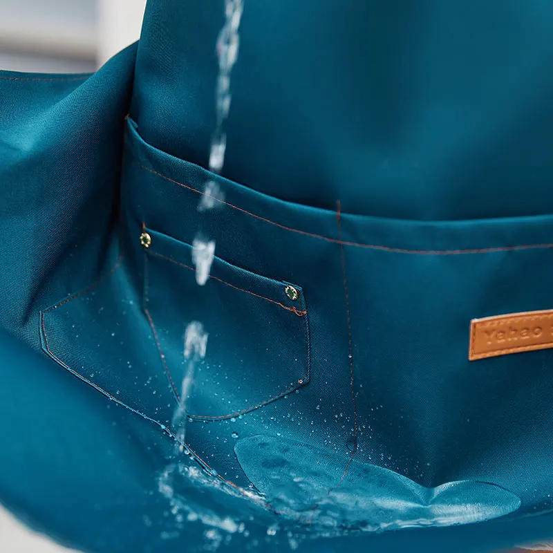 Custom Printed  Apron Or Embroidered Apron Chef Waterproof Apron For Kitchen Chef Apron Add Logo Restaurant Apron For Women