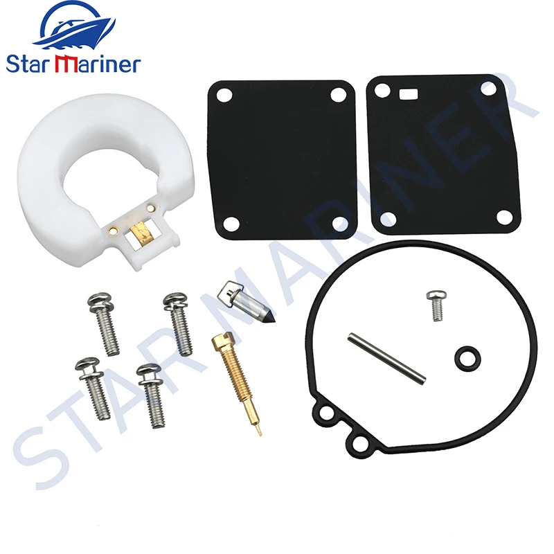 

6G1-W0093 Carburetor Carb Repair Kit Set 6G1-W0093-00 369-871221 18-7765 For Yamaha Outboard Motor 3HP 6HP 8HP Boat Engine Parts