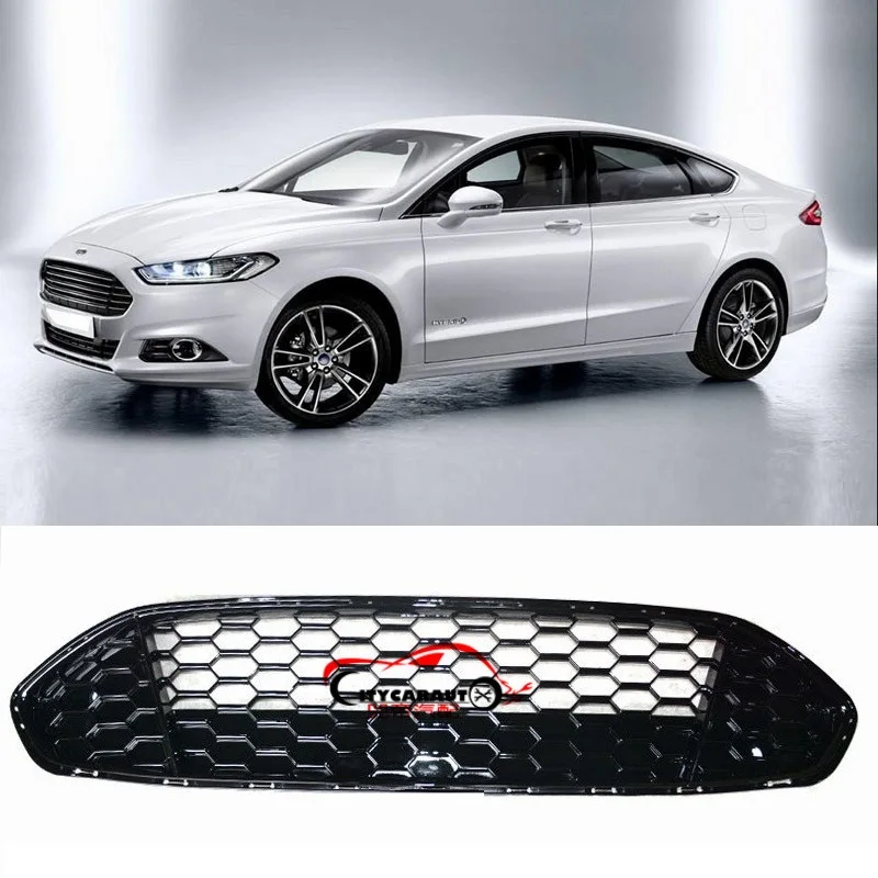 

DOOD Modify Auto Mesh Mask Cover Передняя гоночная решетка Гриль подходит для Mondeo Fusion Mk3 2013-17 Бесплатная доставка через Франция