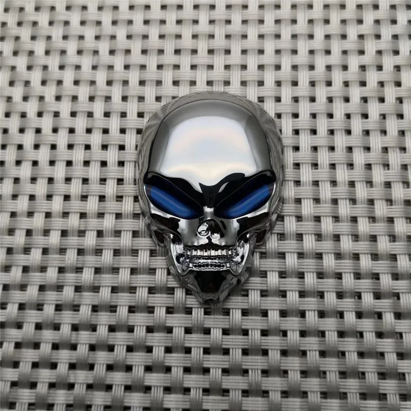 Universal 3D Skull Moto Stickers Motorcycle Truck Car Emblem Demon Decals Motorcycles Sign Scooter Autocycle Decoration