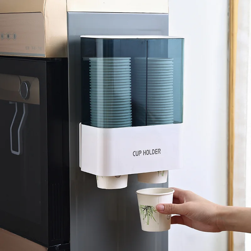 

2021 New Dispenser Automatically Drop Cup Remover Disposable Cup Plastic Cup Paper Cup Du Water Dispenser Cup Holder