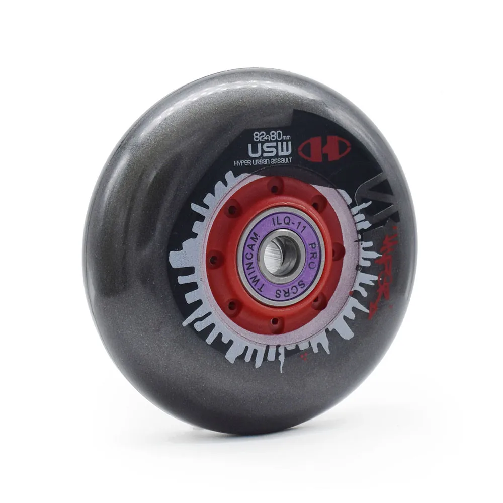 Roda de slalom de alta elasticidade para seba, 82a, para powerslide rb, rodas de skates, pneu 80mm, rodas de patins hiper grip + g fsk