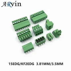 15EDG 3.81MM 3.5MM KF2EDG PCB Screw Terminal Block Connector PLUG PIN HEADER SOCKET 2/3/4/5/6/7/8/9/10/11/12/13/14/15/16P/18p