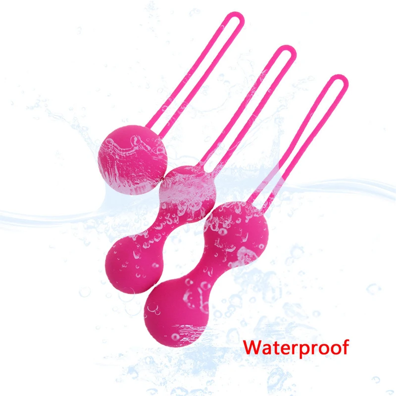 Beads Vaginal Ball Sex Toys for Women Silicone Smart Geisha Kegel Ball Simulator Vagina Chinese Ben Wa Ball Tightening Exerciser