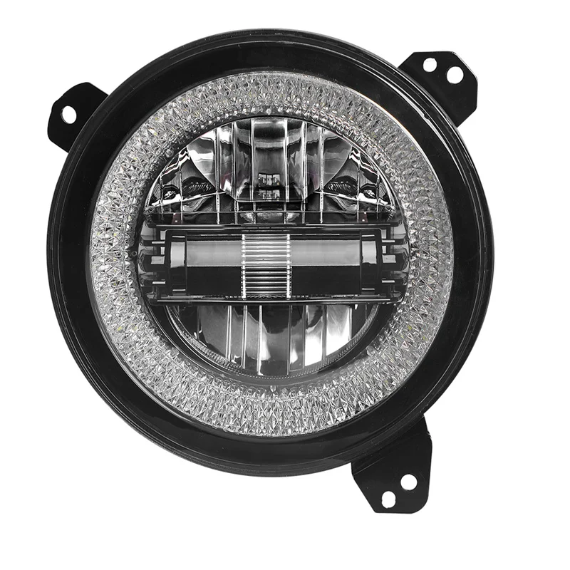 9 Inch Round Led Headlights for Jeep Wrangler JL 2018 2019 2020 Plug and play Hi Low Beam with Halo DRL  Headlamp