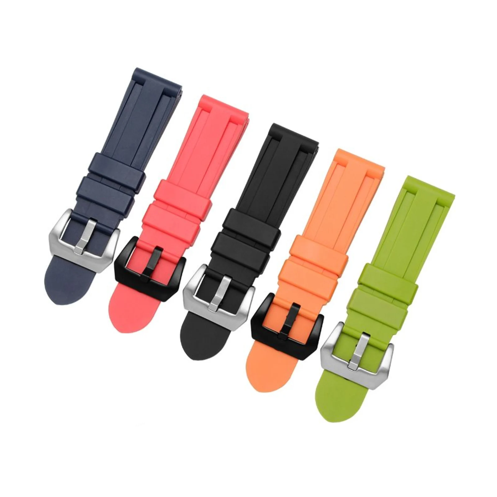 Watch Accessories for Panerai PAM111 441 Silicone Watch Strap Strap Case Men and Women Bracelet