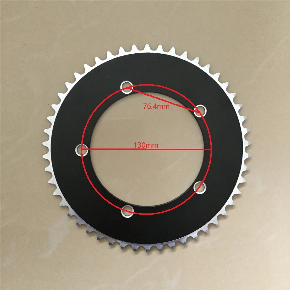 Fixed Gear Chain Ring 42T 44T 46T 48T 50T 52T 53T 130 BCD Bicycle