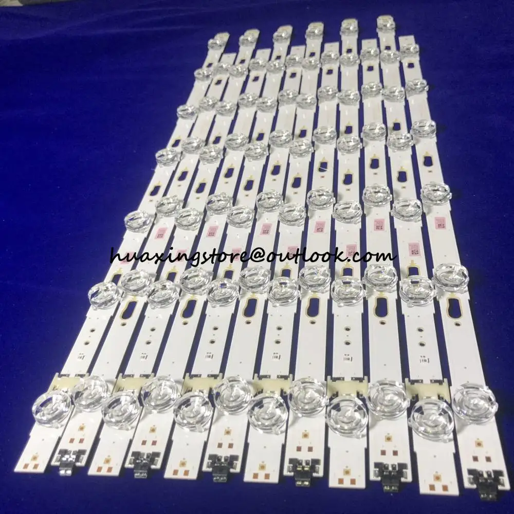 LED شريط إضاءة خلفي ل UE50KU6000 UE50KU7000 UE50MU6100 UE50MU7000U UE50KU6020 UE50KU6070 V6DU-500DCA-R2 V6DU-500DCB-R2