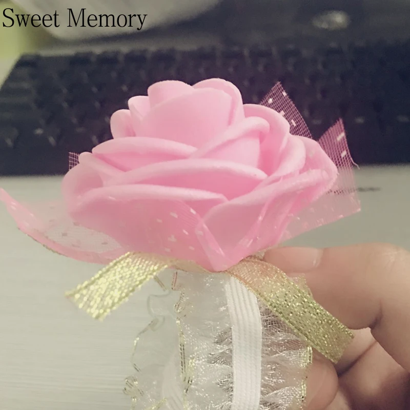 Corsage de poignet pour femmes, ensemble de 10 pièces, rose, gris, bleu, Champagne, rouge, pour fête de mariage, bal, robe pour occasions spéciales, doux souvenir