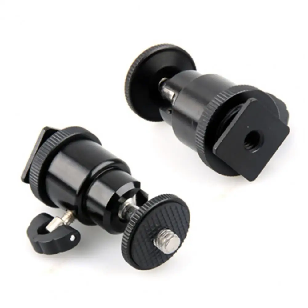 Bluelans Standard 1/4 śruba Port głowica kulowa wygodny panoramiczny Metal 360 stopni obrotowy Adapter do trójnogu do aparatu