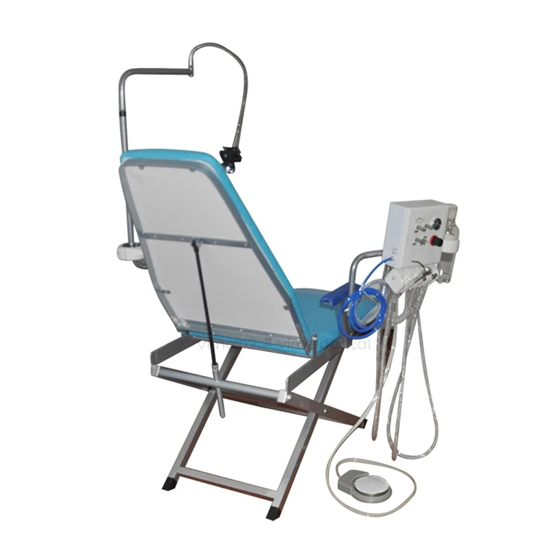 dental portable mobile unit folding chair + air compressor+ turbine unit