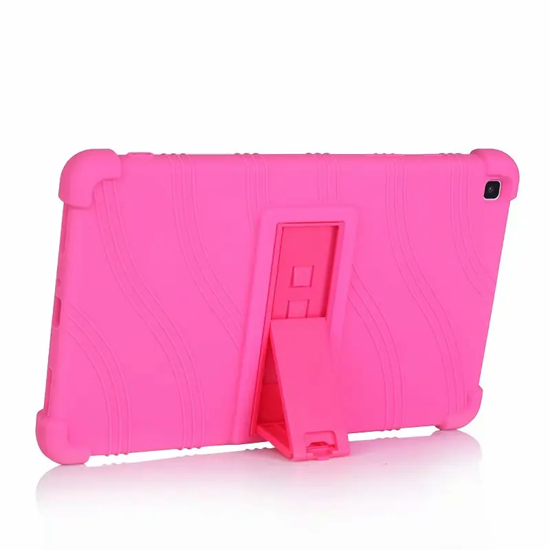Soft Silicone Case Back Cover with Stand for Samsung Galaxy Tab A 8.0 2019 SM-T290 SM-T295 SM-T297 T290 T295 Tablet + Stylus Pen