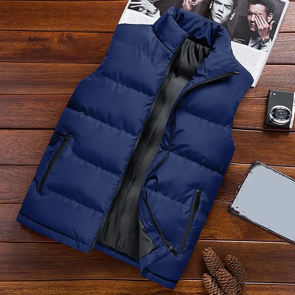 2021 nuovi Mens gilet giacche gilet senza maniche inverno uomo caldo gilet Homme Casual addensare gilet Chalecos Para Hombre M-5XL