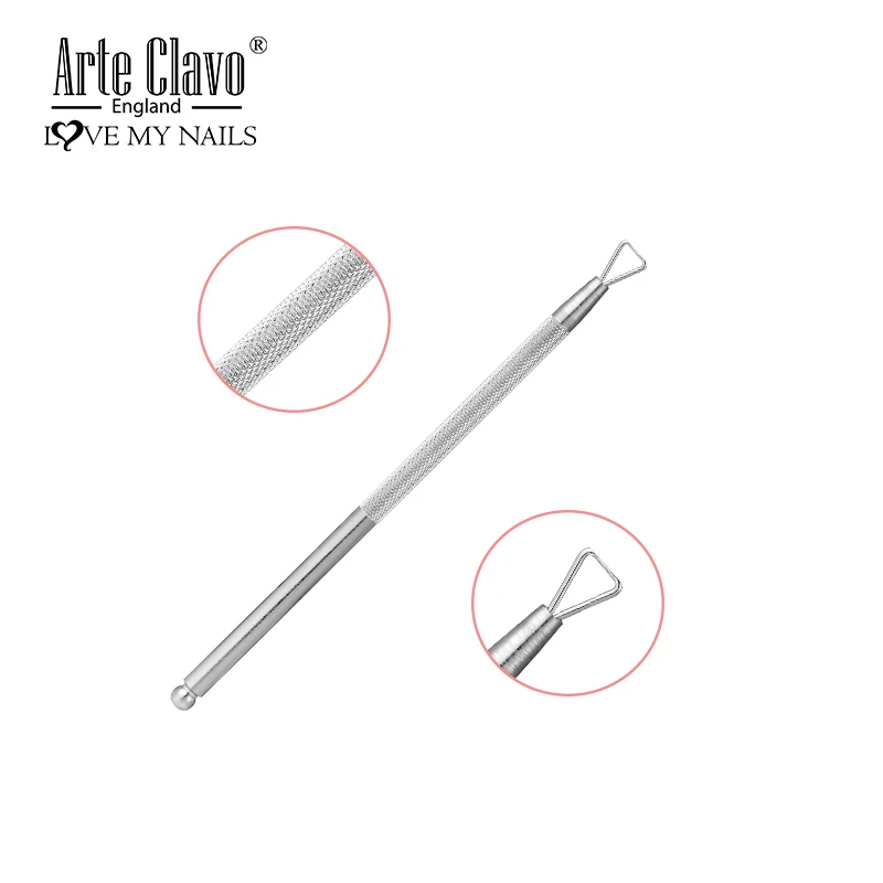 Arte Clavo Nail Planer Unloading Planer Glue Nail Art Tool  Remove Cuticle Pushers Manicure Stainless Steel  Nail Accessories