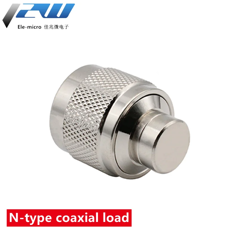 1 PCS n-type csatlakozó coaxial teherbírású Hozzávaló teherbírású 50 Ohm RF Félévi 2W doga teherbírású Dudli teherbírású 6GHZ, N-JR-6GHZ É dugasz É Apaállat dc-6ghz