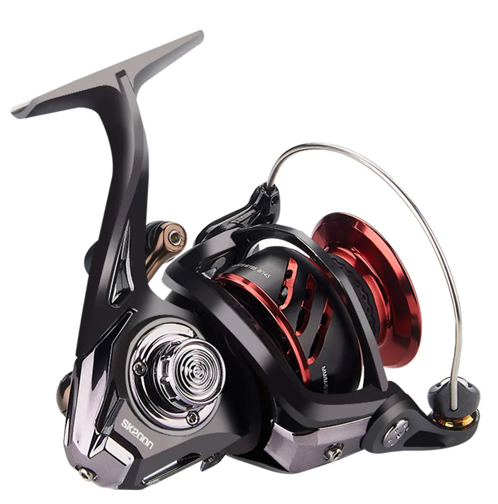 2020 Quality Fishing Reel SK2000-7000 Saltwater Spinning Reel 6+1BB Pesca Molinete Carp Drag 8kg-30kg Reels Olta Makinesi Peche