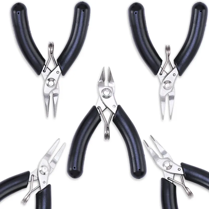 Stainless Steel Pliers Jewelry Making Pliers Tools Wire Cutter for Jewelry Repair Wire Wrapping, Crafts, Jewelry Making Supplies