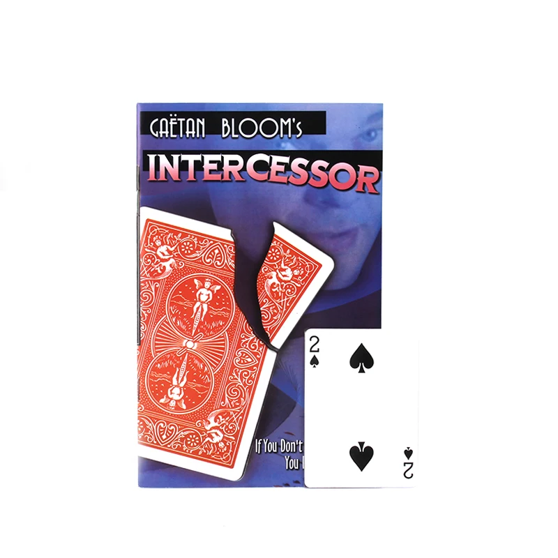 

Intercessor Magic Tricks Card Corner Switch Magic Magicians Close Up Magic Gaetan Bloom'S FISM Props Appearing Mentalism