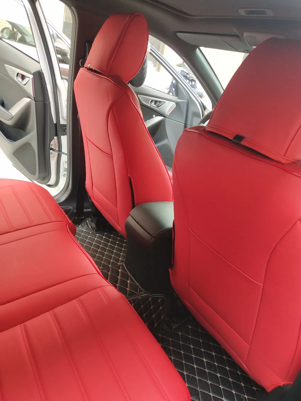 custom all Genuine Leather car seat cover for Mercedes Benz A B C CLA CLK CLS Viano GLS R Class GLE AMG GLC SLK car accessories