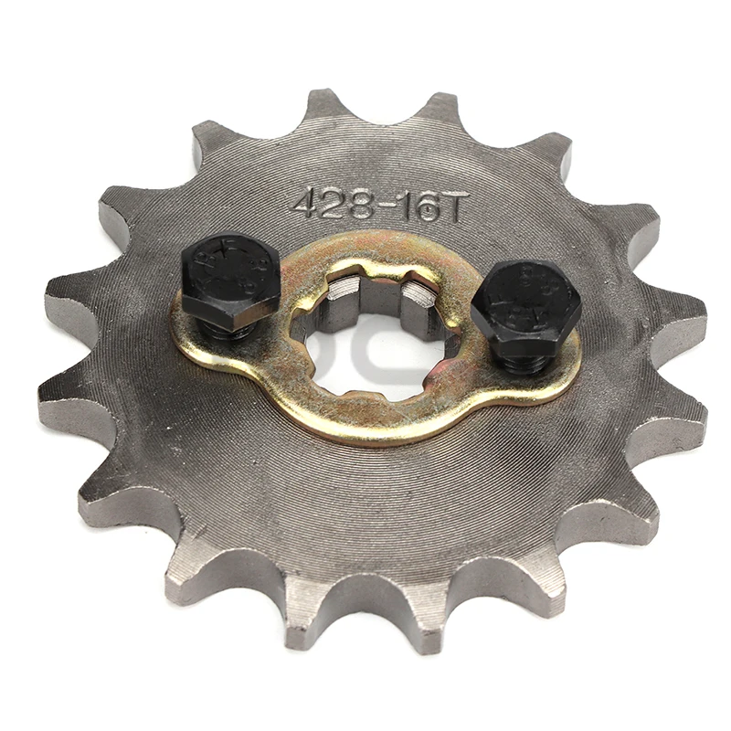 Front Engine Sprocket 428# 20mm 10T-19T For KAYO BSE SSR SDG Dirt Pit Bike ATV Quad Go Kart Moped Buggy Scooter Motorcycle