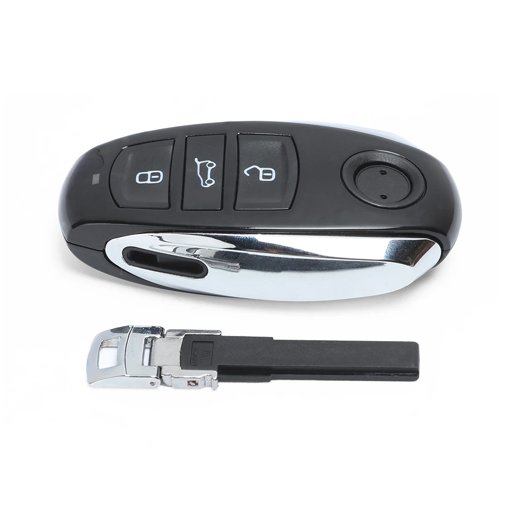 KEYECU for VW Volkswagen Touareg 2010 2011 2012 2013 2014 PCF7945AC Chip 315Mhz 433Mhz 868Mhz Smart Remote Car Key Fob 3 Buttons