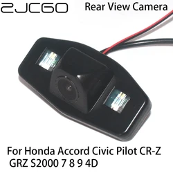 ZJCGO Car Rear View Reverse Back Up Parking Camera for Honda Accord Civic Pilot CR-Z GRZ S2000 7 8 9 4D