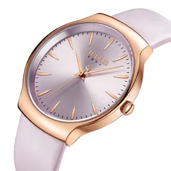 New Big Elegant Julius Women's Watch Japan Mov't Hours Fashion Clock Real Leather Bracelet Girl's Birthday Gift Box