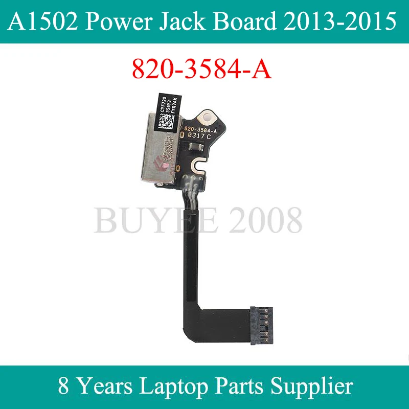 Original A1502 Power Jack Board 820-3584-A 820-3584 2013 2014 2015 Year For Macbook Pro 13.3