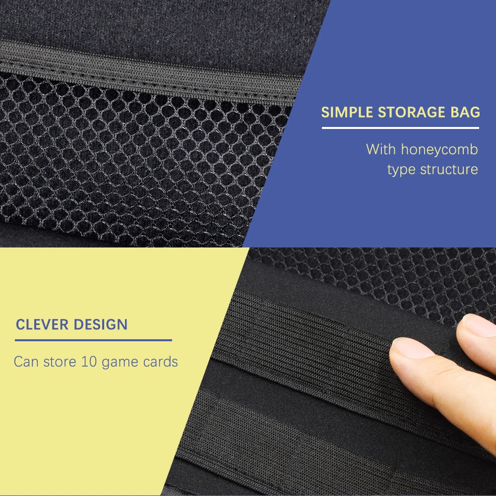 Ns Oled Tay Cầm Cứng Pu Bảo Vệ Mang Theo Túi Phụ Kiện Túi Bảo Quản Ốp Lưng Có Dây Cầm Tay Cho Máy Nintendo Switch Oled bao Da