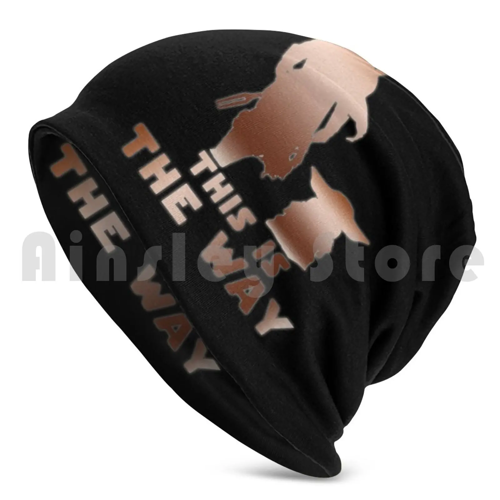 Mando ( Variant ) This Is The Way Beanie Hedging Cap DIY Print Cushion The And Baby This Is The Way