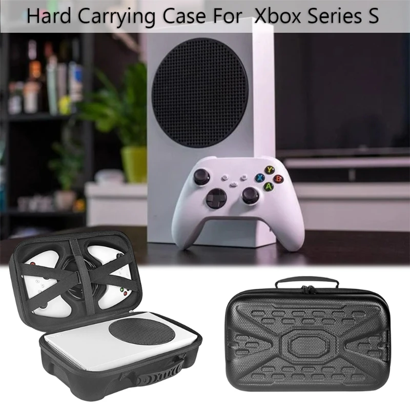 Replacement Hard Carrying Case Storage Bag for -Xbox Series S Game Console Gamepad Wireless Controller D5QC