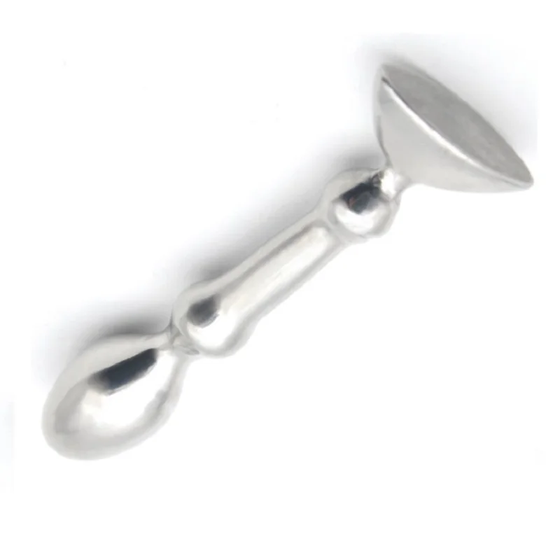 Stainless steel Prostate massager  G-spot Metal Anal beads Hook Butt Plug Wearable Adult unisex Sex toy for men women