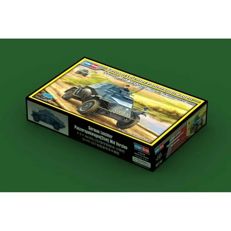 HobbyBoss 80149 1/35 German Leichter Panzerspahwagen(2cm) Mid Version - Scale Model Kit