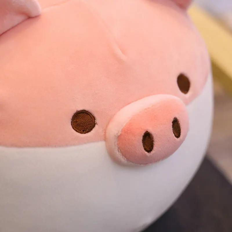 Cartoon Soft Down Cotton Fat Pig Plush Toys Stuffed Pink Doll Sleep Pillow Cushion Gift for Girlfriend