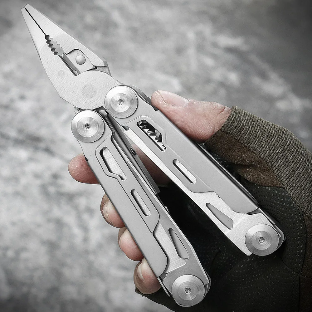 Stainless Steel Multitool Pliers Folding Pocket Knife Outdoor Survival Camping Tools EDC Wire Cutter Multi-tool Dropshopping