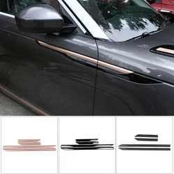Guardabarros lateral de fibra de carbono ABS/negro brillante, cubierta de salida de ventilación, embellecedor para Land Rover Range Rover Velar 2017-2021, accesorios para automóviles