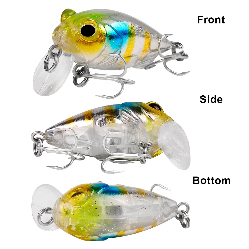 1PCS Wobblers Quality Crankbait Simulation Fishing Lure about 5cm 5g Jerkbait Floating Hard Bait Bass Carp Pesca Fishing Tackle