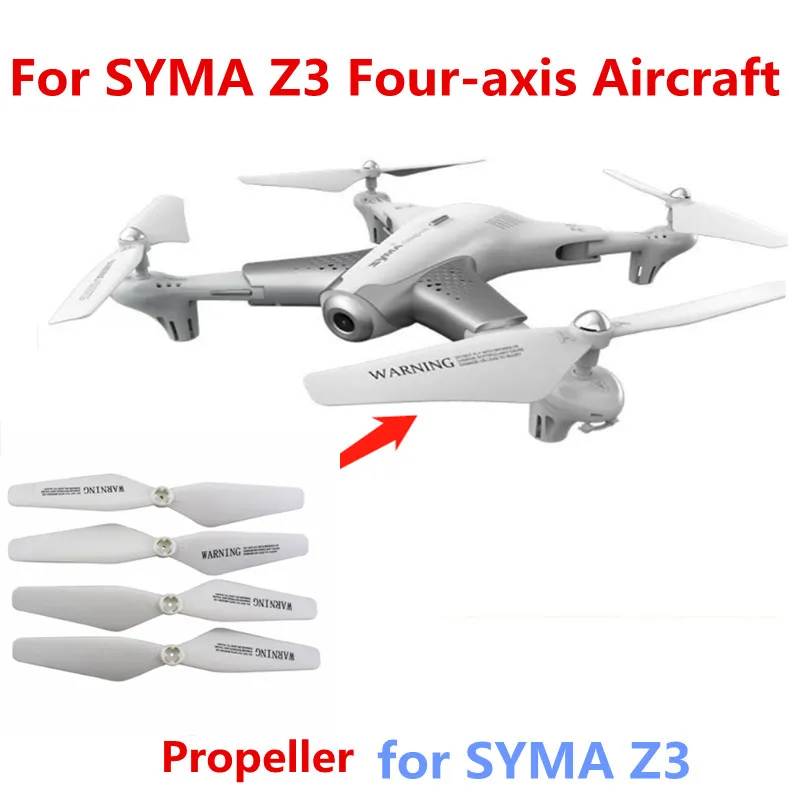 White SYMA Z3 Blades Propellers for RC Helicopter RC Quadcopter Spare Parts High Quality 20Pcs/Lot