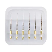 Limas dentales Pro Glider, tratamiento térmico, Golden Glide Pro Path Niti, limas giratorias para endoconia Dental, 6 unidades