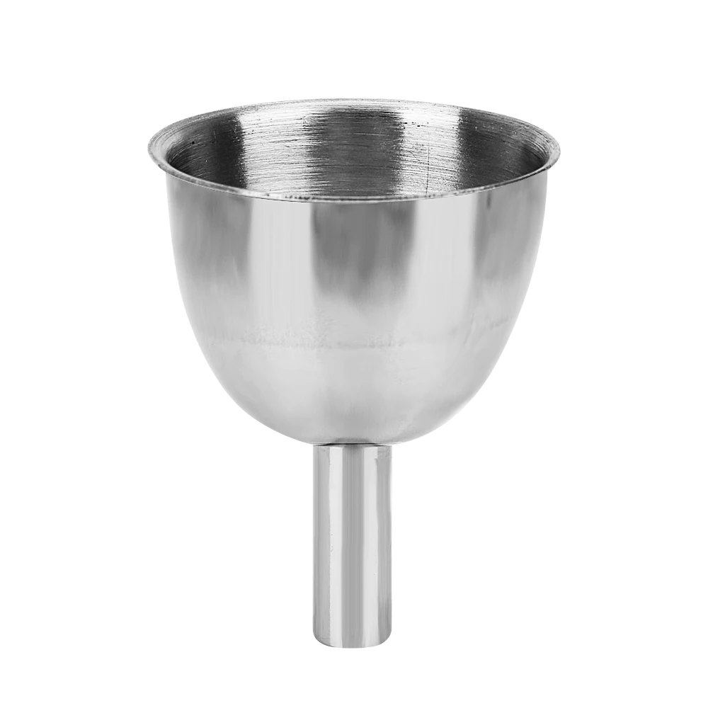 HILIFE Mini Stainless Steel Bar Wine Flask Funnel Small Mouth Funnels for Filling Hip Flask Narrow-Mouth Bottles