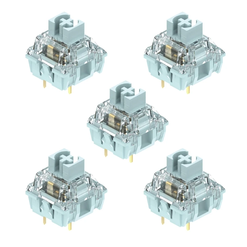 5pcs/pack TTC Bluish White Linear Switches For Mechanical keyboard