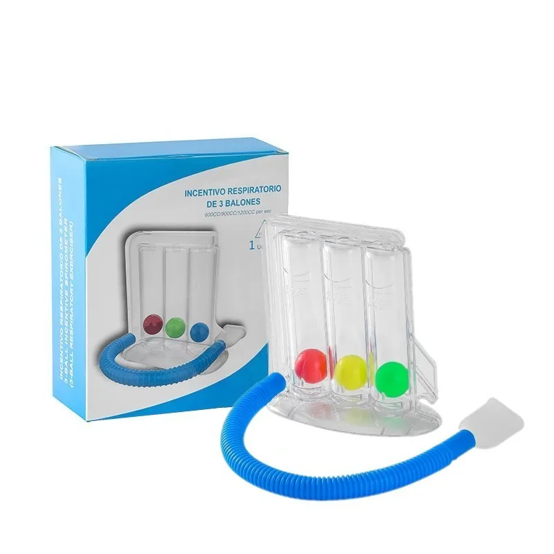 3 Balls Exerciser Spirometry Training Breathing Training Surgical Rehabilitation Exerciser  Lung Function Improvement Trainer