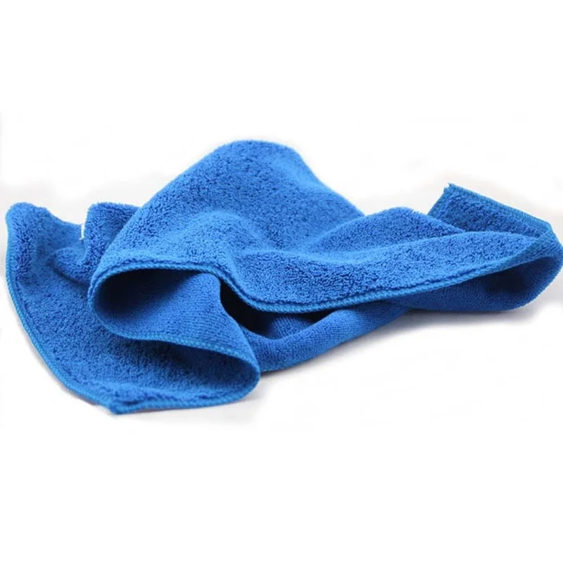 Auto SUV Soft Microfiber Absorbent Towel Car Detailing Wash Cleaning Cloth Blue Portable Washing Tools Universal Car Accessories