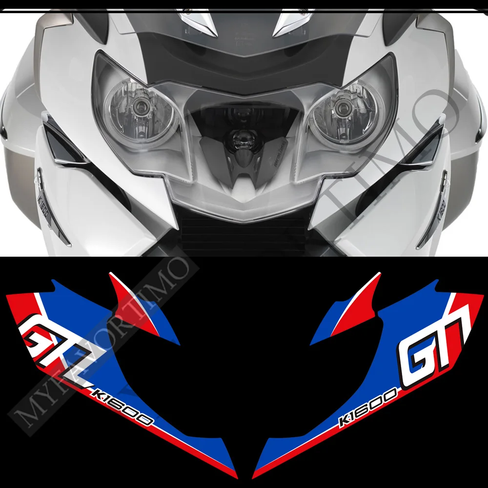 Motorcycle Stickers For BMW K1600GTL K1600 K 1600 GTL Tank Pad Protection Fairing Fender Emblem Logo Cases Luggage Trunk