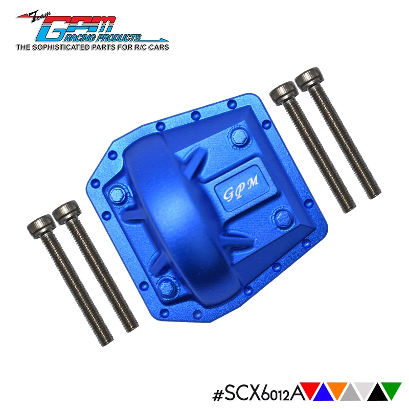 

GPM ALUMINUM FRONT/REAR GEARBOX COVER -5PC SET For 1/6 4WD AXIAL SCX6 JLU WRANGLER-AXI05000 RC Upgrade