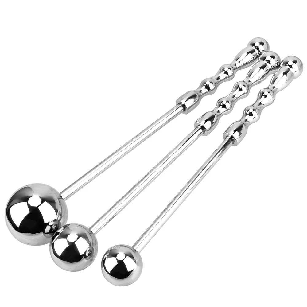 30-50mm Metal Ball Butt Plug Anal Beads Sex Ships Erotic Toys For Women Vaginal Men Anus Dilator Adult Games Products Slim Dildo